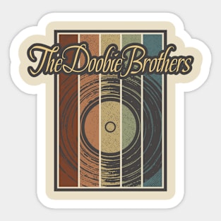 The Doobie Brothers Vynil Silhouette Sticker